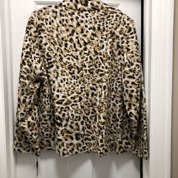 Calvin Klein Leopard Jacket - Picture 2 of 3